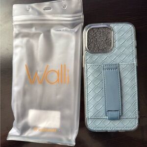Walli “Skyline Weave” Light Blue Woven Phone Case 15 Pro Max